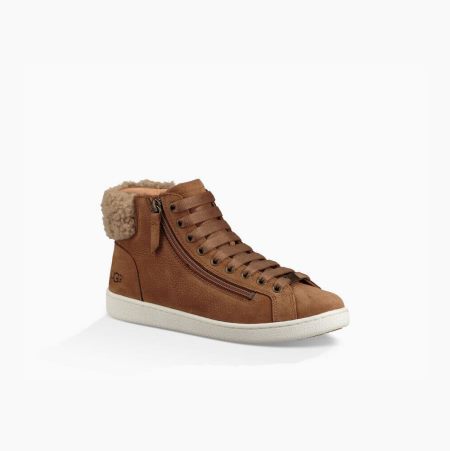 UGG Olive Brown Sneakers for Women (BJZE27651)